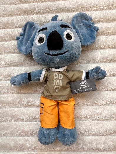 Sandaya Blue Koala Plush approx. 25 cm. Head a bit loose used Please see photos