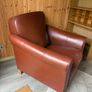 Leather recliner armchair Image 2