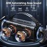 Bluetooth Speaker, 30W Portable Wireless Loud Speakers, IPX6 Waterproof Outdoor Speaker with Punchy Bass, 24H Playtime, EQ, AUX, TF Card, USB Playback -Powerful Speaker for Home, Party, Outdoor (FREE POSTAGE) Image 2