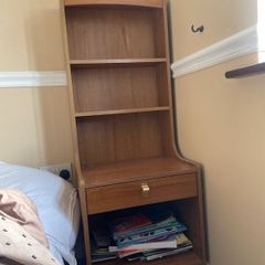 Two Schreiber mid century bedside lockers 1970
