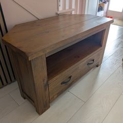 corner tv unit pine wood tv stand
