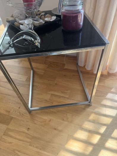 Set of 3 Glass Nesting Tables