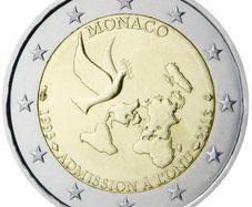Monaco 2 Euro Commemorative Coin 2013 - The UN Membership. Uncirculated.