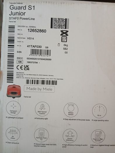 Miele Guard S1 Hoover