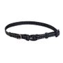Pet Nova Dog Cat Adjustable Nylon Collar Black XS - XL Image 2