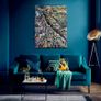 ROCK POOL, XXL Abstract painting by Irish artist Helen Mathews Image 2