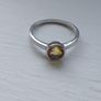 925 Sterling Silver Ring with Citrine. Image 7