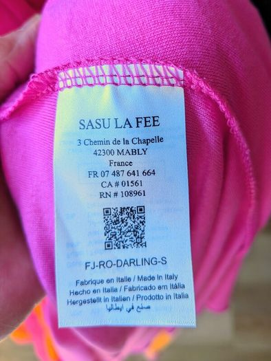 La Fee Maraboutee pink and orange dress