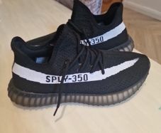 Adidas Yeezy Boost 350 Black White Uk 10 Trainers/runners