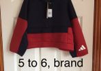 Girls adidas top, brand new