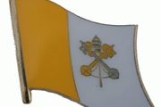 2x Vatican City flag lapel pin FREEPOST
