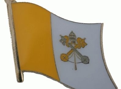 2x Vatican City flag lapel pin FREEPOST