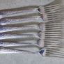 Set of 6 Wallace Brothers "Overlaid" Silverplate Forks No 1 Image 5