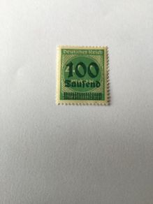 Rare/Genuine WW1 era German stamp overprint
