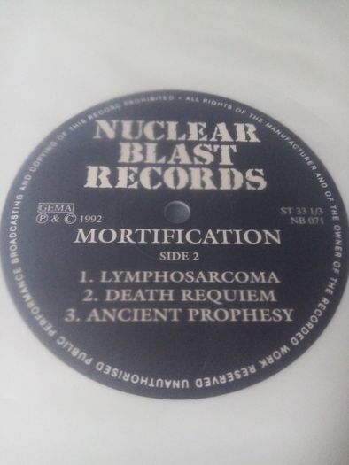 MORTIFICATION Scrolls of the megilloth 1st press 1992 LP RARE