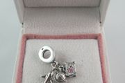 Pandora Aeroplane Suitcase Globe Charm