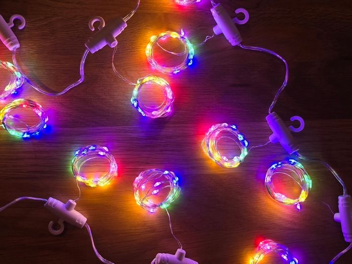 LED Christmas curtain lights