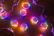 LED Christmas curtain lights