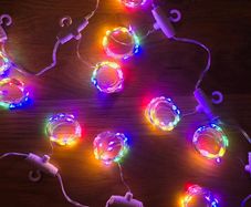 LED Christmas curtain lights