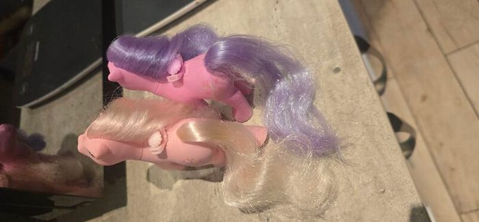 Dup Bundle 2 x Flutter ponies Lily and Honeysuckle MLP G1 My Little Pony