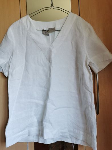 NEW - Paul Costelloe 100% linen top UK 8