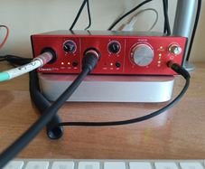 Focusrite Clarett 2pre Thunderbolt with usb-c adapter