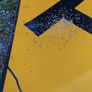 Old aluminium Irish road sign Image 6