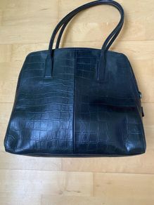 Vintage M&S Leather Shoulder Bag