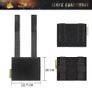 Airsoft Black Gunpowder Velcro Hook & Loop MOLLE Panel for Patch Tactical Vest Pouch Bag Converter Adapter Image 4