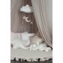 Powder Pink LINEN Playmat with beautiful ruffle arround Image 3