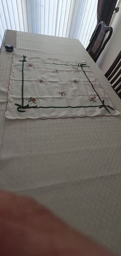 Christmas table cloth