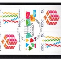 2012 Ireland Greetings Stamp Booklet Fine Used With Dublin Pictorial Cancel (first day)
