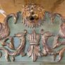 FLASH SALE! Was 1250 Now 700 !! Exquisite Large Ornate Carved Wood Painted Mirror Image 2