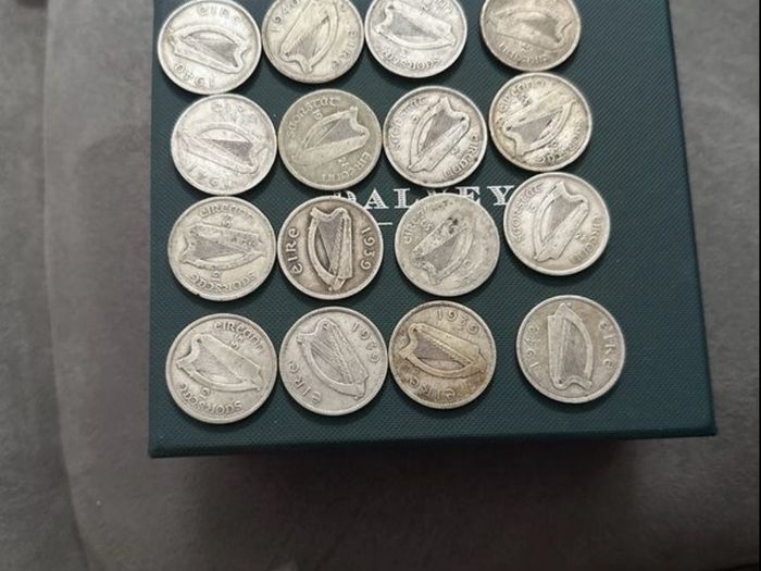 16 silver coins