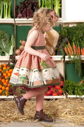 Poppy Designer Dress age 7-8 NEW