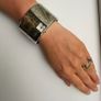 Emporio Armani Rare Cuff Watch | Luxury Statement Bangle | Wide Designer Watch | Unique Piece Image 5