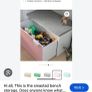 IKEA wardrobe and deep storage box Image 5