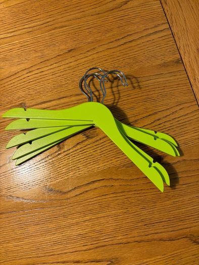Green hangers