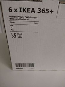 Ikea glasses 365+ 20cl