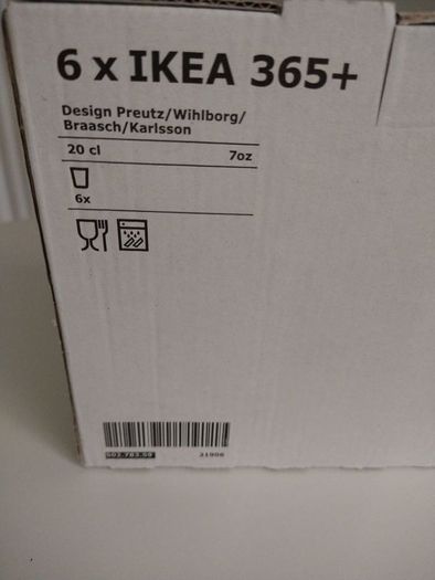 Ikea glasses 365+ 20cl