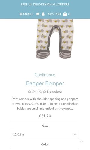 Brand new baby grow