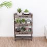 3 Tier Wooden Garden Plant Stand Vintage Herb Flower Succulent Holder Folding Display Shelf for Indoor Outdoor Yard Patio Image 2