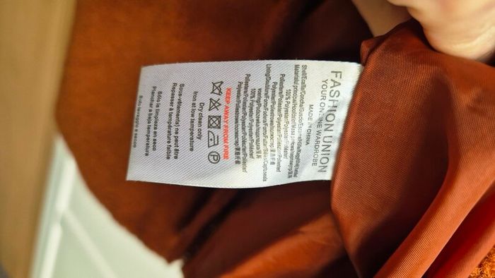 Rust Orange Teddy Coat