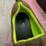 trainers Moda in pelle slip on trainer khaki and snake skin effect size 40 Image 8