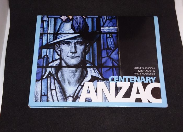 Anzac Centenary 2015 Four Coin Set
