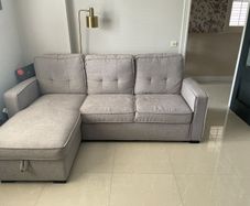 Grey sofa (Harvey Norman)