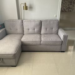 Grey sofa (Harvey Norman)