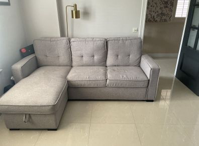 Grey sofa (Harvey Norman)