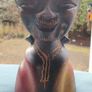 Vintage Ethiopian Christian wooden carving Image 2