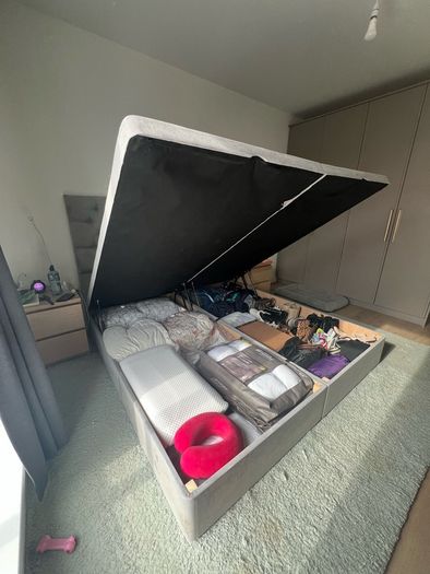 Super King Premium Ottoman Bed Frame with storage